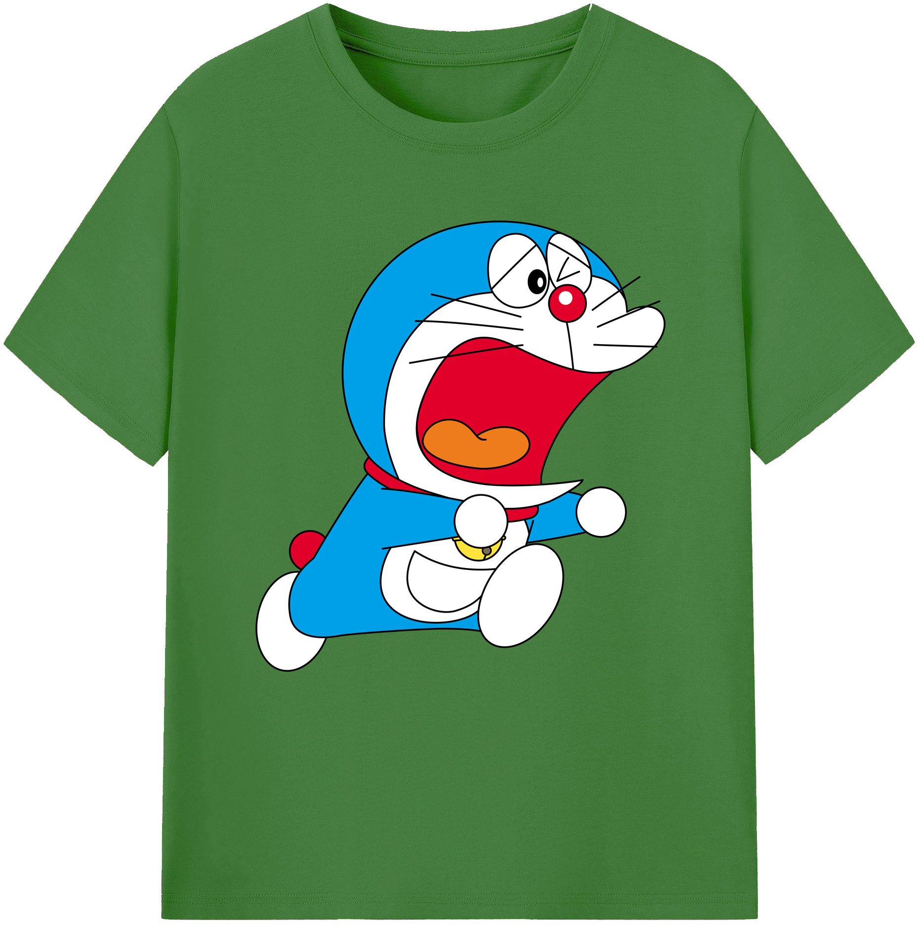 （画像用） ドラえもん Doraemon レディースカジュアルプリントTシャツ（綿100％）